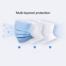 Load image into Gallery viewer, 3-PLY Disposable Protective Face Mask
