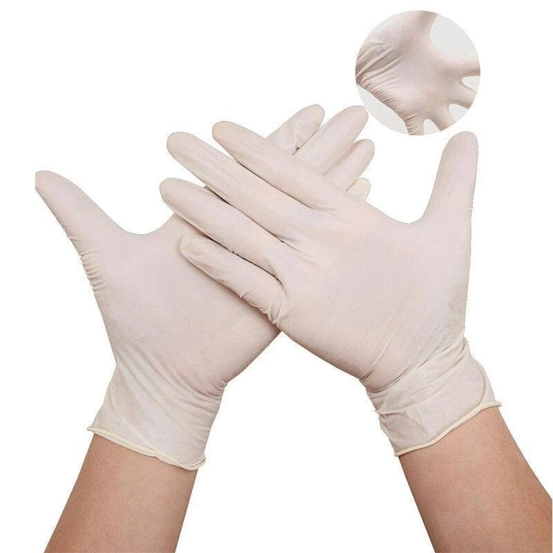 Industrial Protection Disposable Latex Gloves (100PCS)